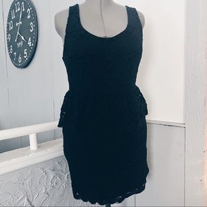 Pins and Needles Black Lace Dress